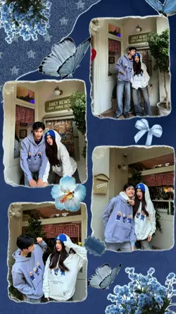 BLUE AESTHETIC FRAME