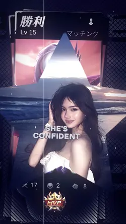 she's confident