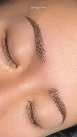 Before after brows