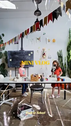 mini vlog to school