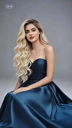 Long wavy