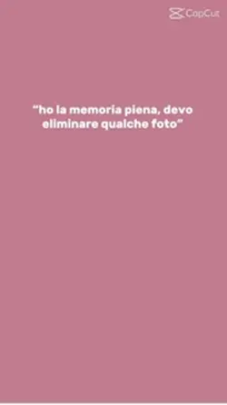 Ho la memoria piena