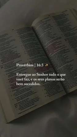 Provérbios 16:3