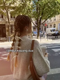 rambut kepang dua