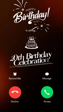 20th Birthday Call