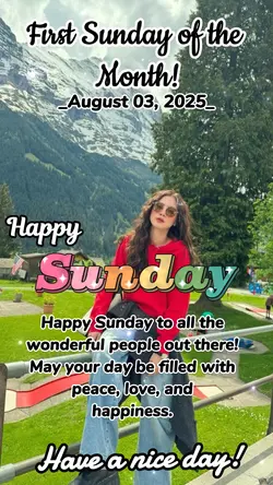 First Sundayofaugust