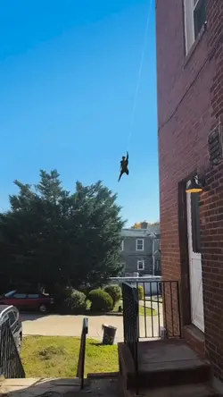 Spiderman jump efekt