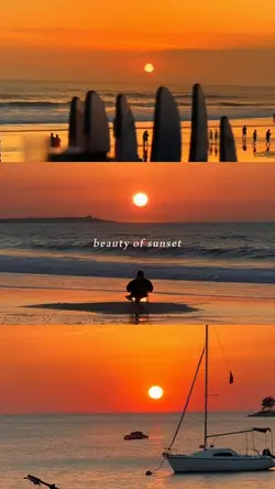 beauty of sunset