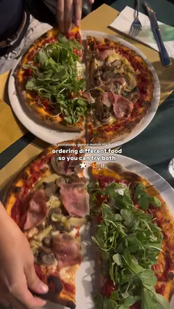 sharing food🍕