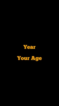 your age year