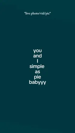 you and I simple 