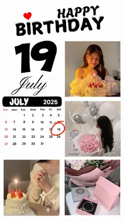 birthday 19 July