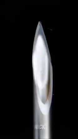 Hammer the needle