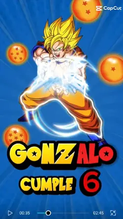 Invitación goku