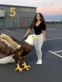 eagle riding