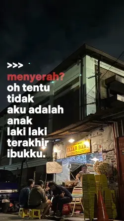 Menyerah?