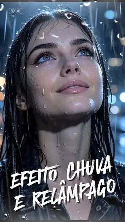 EFEITO CHUVA FORTE 