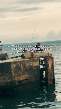 mancing sampai bosan