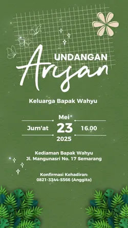 undangan arisan