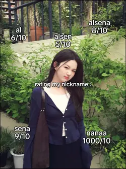 rating my nickname