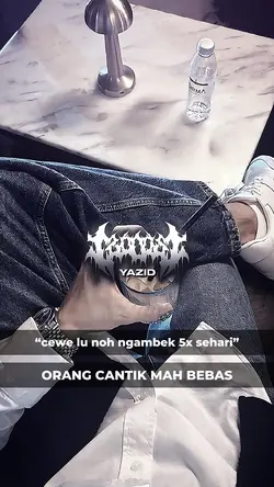 cewe lu noh ngambek