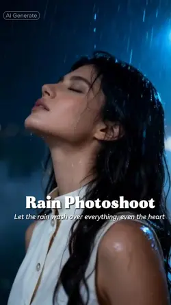 Rain Photoshoot