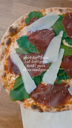 all we need pizza