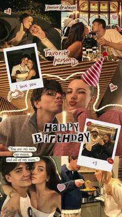 birthday collage