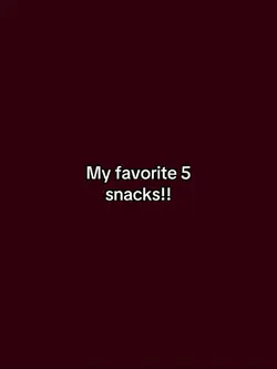 Favorite snacks 