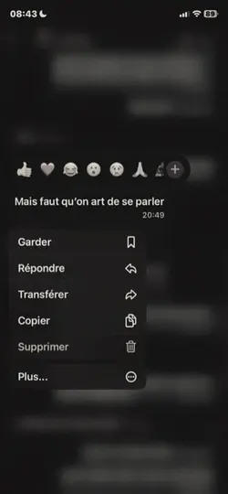 Message trend 
