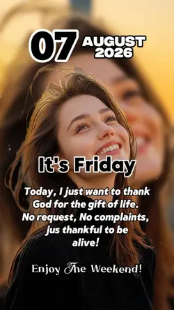it's Friday