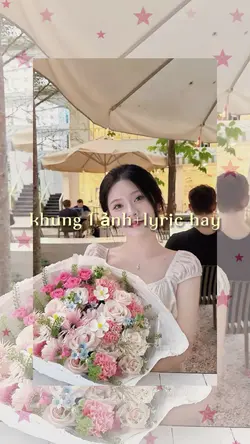 khung 1 ảnh+nền sao