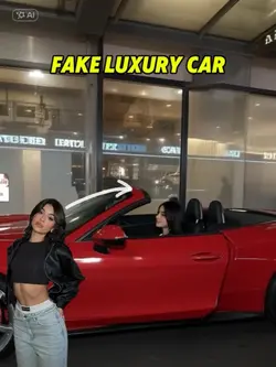 Fake luxury car