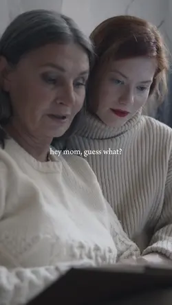 Hey mom, gues what