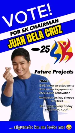 vote Juan Dela  Cruz