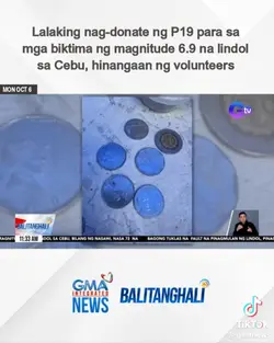 Lalaking Nag donate