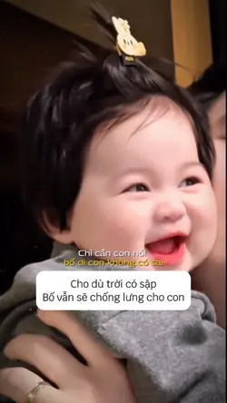 Chỉ cần con nói