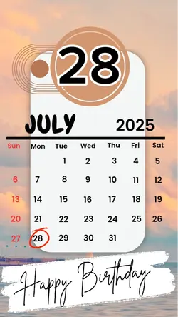 birthday 28 July