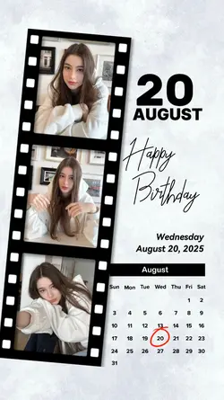 20 AUGUST HBD TO ME