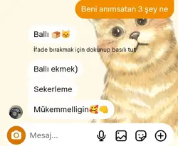 beni anımsatan 3 şey