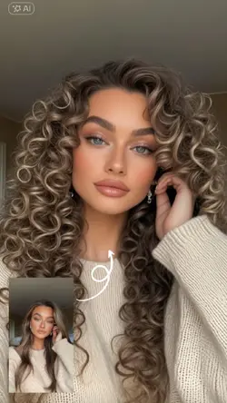 Curly Hair Style 