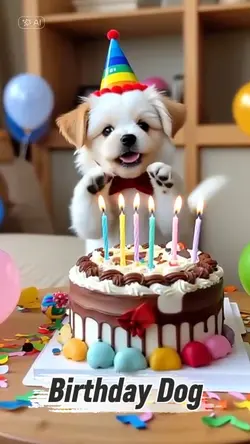 Birthday Dog Filter 