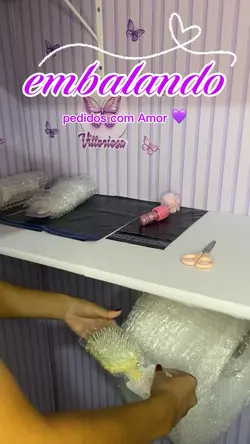 Embalando pedidos 