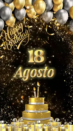Parabéns 18 Agosto 