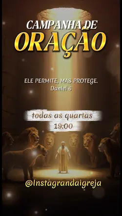 CAMPANHA DE ORAÇÃO 