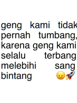geng kami tidak 