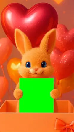 CUTE BUNNY KISS