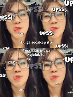 "Lu ga secakep itu"