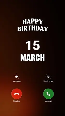 HBD 15 MARCH 2026