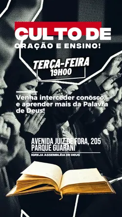CULTO DE ENSINO!